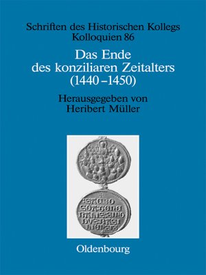 cover image of Das Ende des konziliaren Zeitalters (1440-1450)